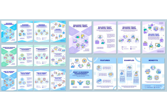 Business Transparency Brochure Templates for Local Branding