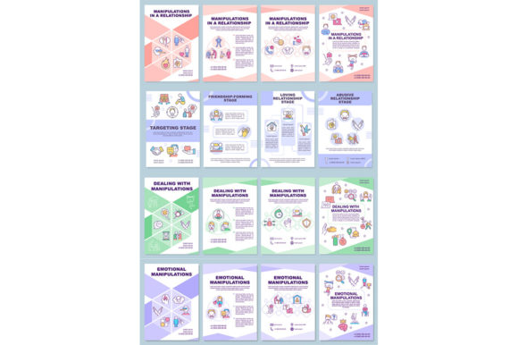 Emotional Manipulations Brochure Set - Graphic Templates for Impactful Branding