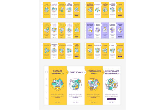 Healthy Workplace Onboarding Templates for Graphic Design