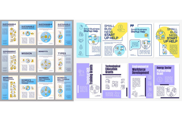 Small Business Help Brochure Templates Review